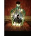 Lighted Crown Royal Bottle 447 Unique Sea Horse Stained Glass Look Handmade   183330041628