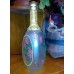 RUSSIAN HOMEMADE DECOR BOTTLE. HADMADE STAINED GLASS   161837542561