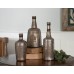 Uttermost Lamaison Set of 3 Asst Silver Glass Oversized Decorative Bottles   302492996308