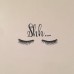 Shh... Eyelash Vinyl Wall Sticker Girls Room Lovely Decals Decor   362297919822