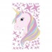 New Cute Unicorn & Bling Stars Wall Decal Art Stickers Vinyl Home Room Decors Ia   391989224909