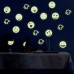 Room Decoration Emoji PVC Wall Stickers Smiley Face 3D Luminous Decal   262781069170